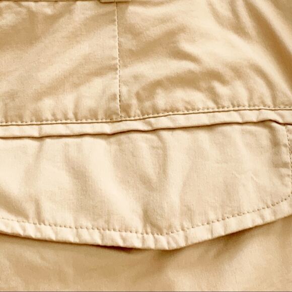 Lauren Ralph Lauren Sport Pants Tan Button Roll Cuff Cotton Cargo Pants Size 14 - Picture 13 of 15